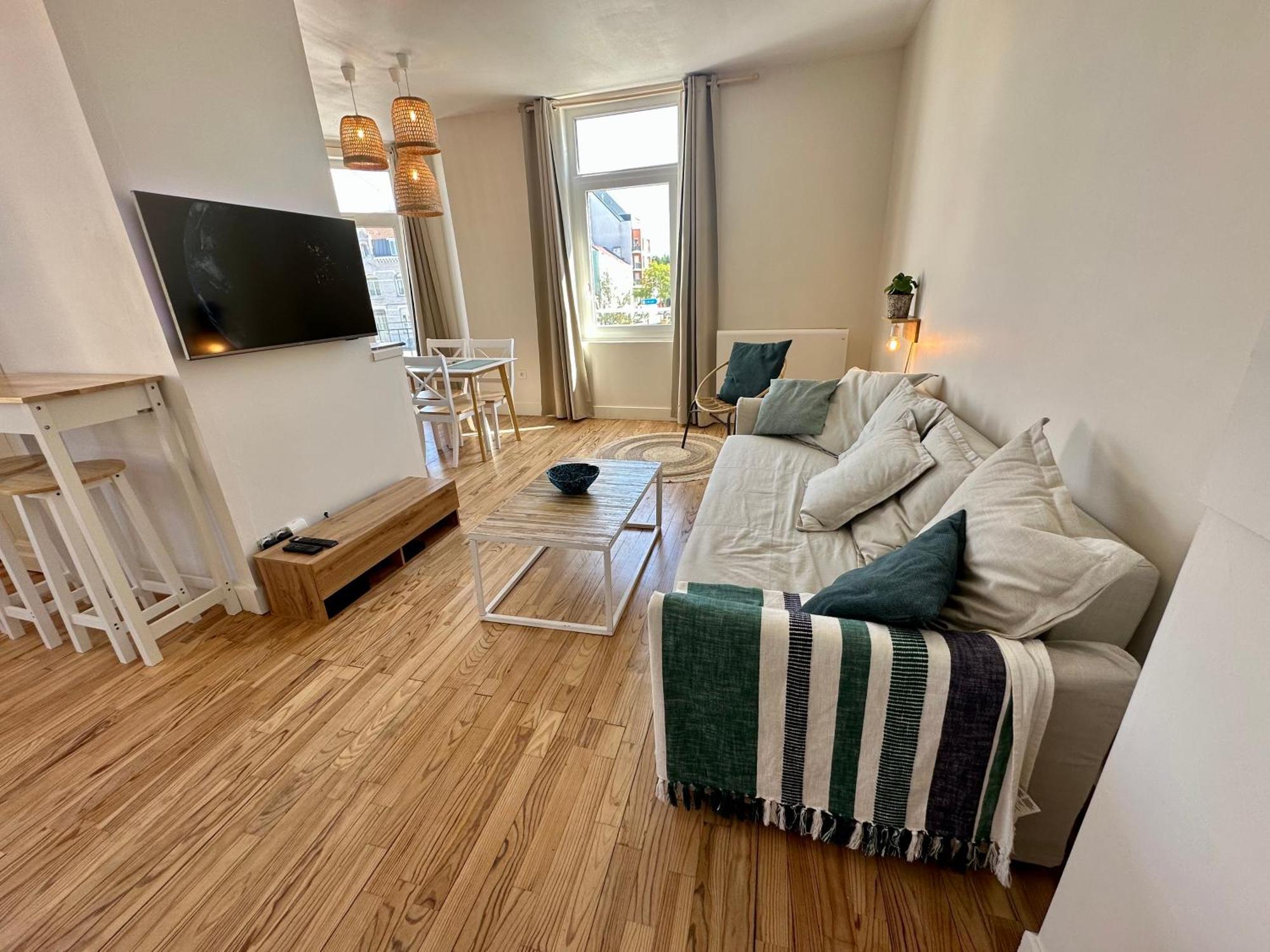 Appartement De Charme Avec Balcon - Le Grand Large Dunkirk Exterior foto